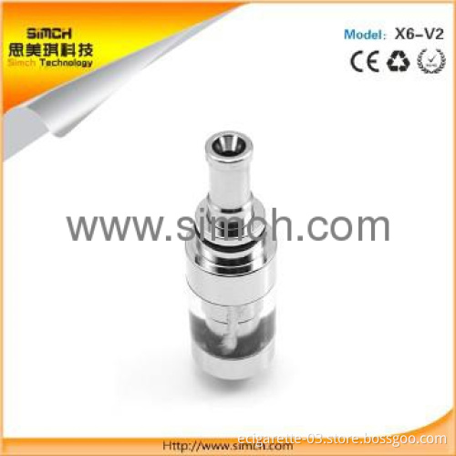 x6 v2 tank atomizer aga rebuildable rba e pipe ce9 atomizer